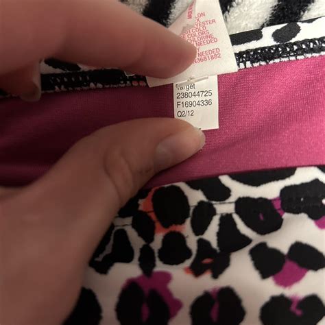 Xhilaration Y K Pink Leapord Print Bikini Depop