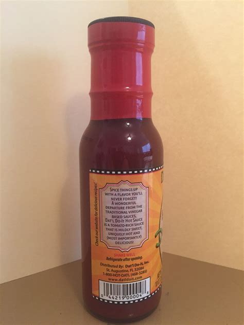 DATL DO IT DATL PEPPER HOT SAUCE 10oz Scorched Lizard Sauces