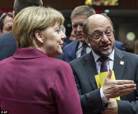 Merkel Blow As Schulz Abandons Foreign Ministry Hopes Daily Mail Online