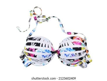 Bright Colored Bikini Isolated On White Stock Photo 2123602409 Shutterstock