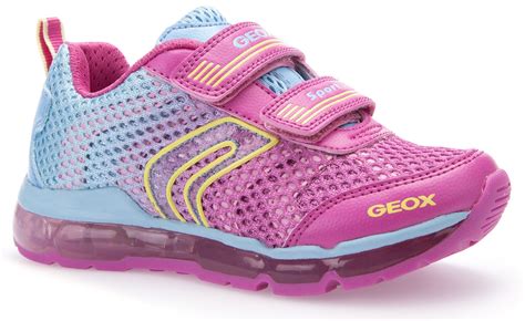 Geox Android Fuchsia Pink Sky Lights Trainers - Little Wanderers