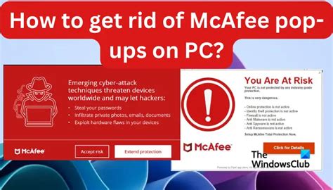 How To Get Rid Of Mcafee Pop Ups On Pc