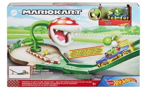 Hot Wheels Mario Kart Pista Circuito Pira A Int Gcp Mattel Color Blanco Env O Gratis