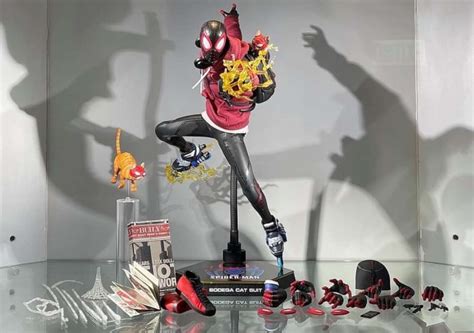 Promo Hot Toys VGM50 Miles Morales Bodega Cat Suit Spider Man Spiderman Diskon 23 Di Seller