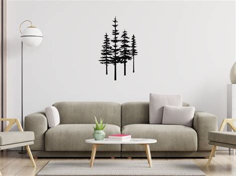 pine tree wall art metal pine tree wall decor metal tree wall art