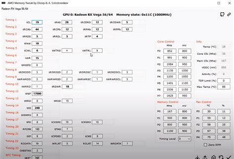 amd memory tweak   settings timing level