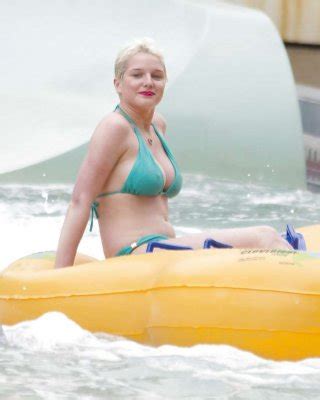 Helen Flanagan Hint Of Nipple Slip In Blue Bikini On Beach Paparazzi Pictures Porno Fotos Xxx