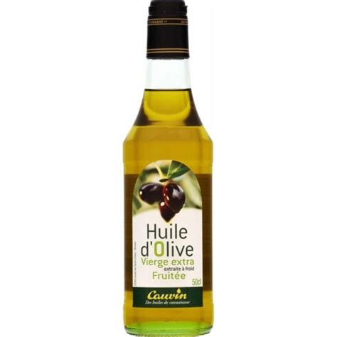 Huile d olive vierge extra CAUVIN la bouteille de 50cL à Prix Carrefour