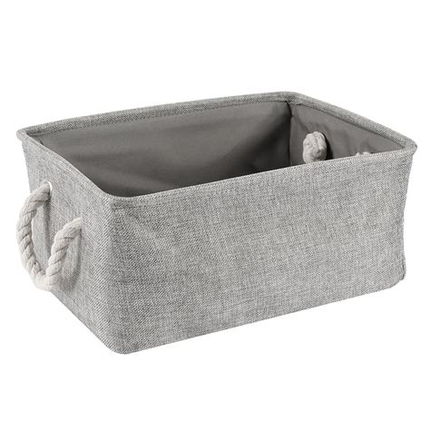 Odomy Grey Basket Storage Baskets Fabric Baskets Rectangular Storage