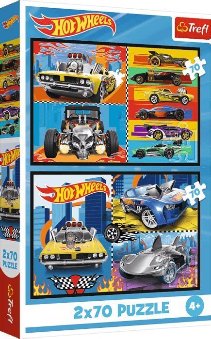Trefl Puzzle Hot Wheels Samochodziki x elementów Morele net