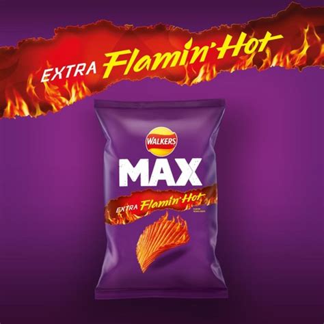 Walkers Max Extra Flamin Hot Sharing Bag Crisps Morrisons Online Groceries Offers