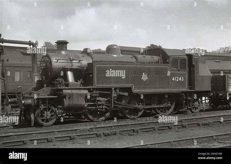 ivatt class mt    steam locomotive   stock photo alamy