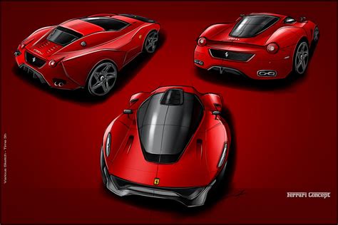 Various Sketchs Ferrari by Vincent-Montreuil on DeviantArt