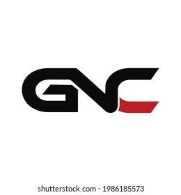 Gnc Letter Logo Design Vector Stock Vector (Royalty Free) 1986185573 ...