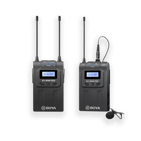 Boya WM8 Pro K1 UHF Camera Wireless System with Lapel Microphone - BOYA