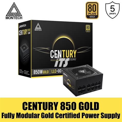 Montech Century 850 Gold Full Modular 80 PLUS Gold Power Supply