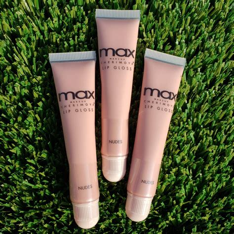 MAX Cherimoya Nude Creme Lip Gloss Peach Etsy