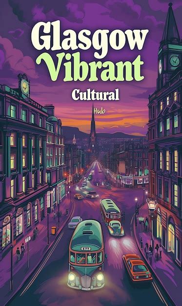 Premium Photo Captivating City Poster Open Diverse Cultural And