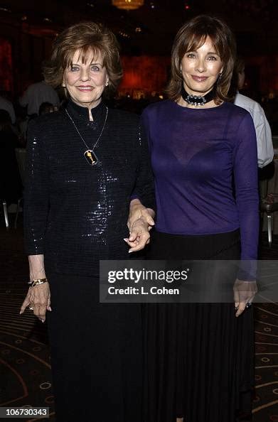 Marjorie Lord And Anne Archer During Salute To Johnny Grant Happy