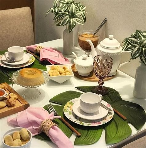 15 Inspirações de mesa posta para o café da manhã Dentro do Casamento