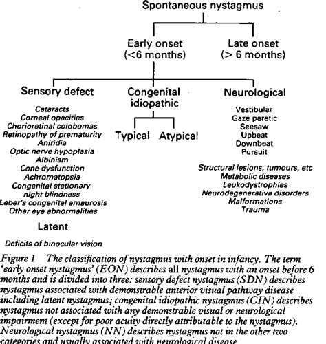 Figure From Nystagmus In Infancy Spontaneous Nystagmus Semantic Scholar