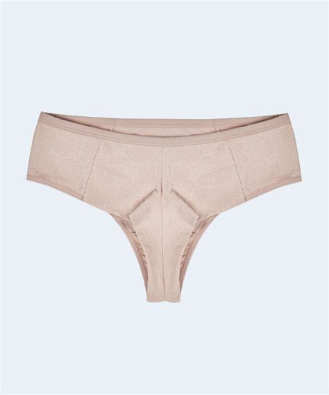 Calcinha De Microfibra Trabalhada Fio Dental Duplo Recortes Laterais Nayane Lingerie