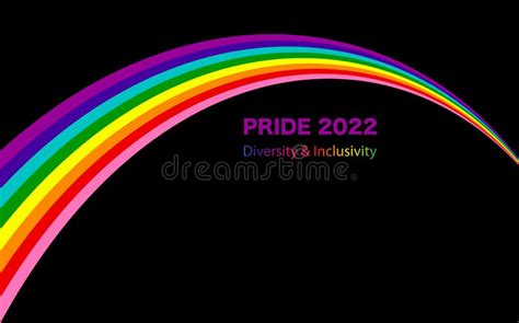 Gay Pride Wave Rainbow Flag LGBTQIA Template Diversity E Inclusivity Pride Banner With