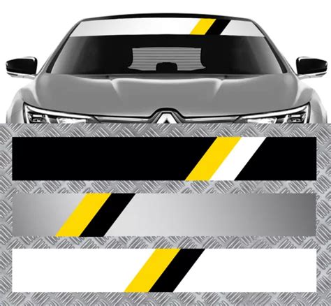 Bande Pare Soleil Pour Renault Sport Clio Megane Autocollant Sticker