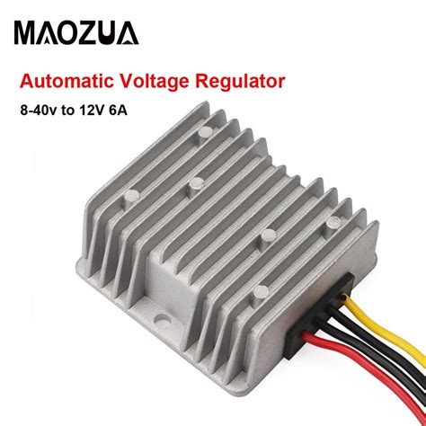 10pcs Car Auto Dc Dc Converter Step Down Dc 8v~40v To 12v 6a 72w Car Power Inverter Voltage