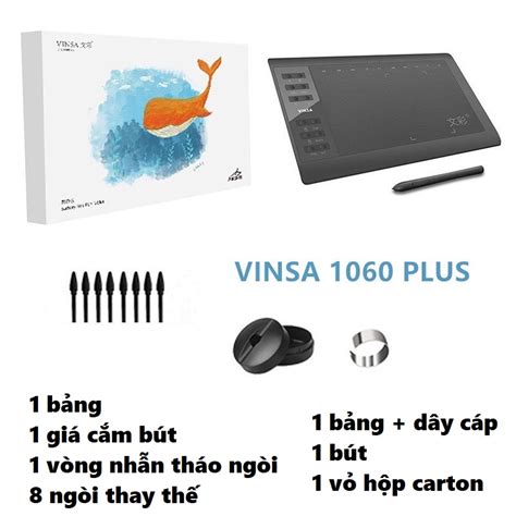 Bảng vẽ điện tử VINSA 1060 Plus - Hàng chính hãng - Công Cụ Đồ Họa ...