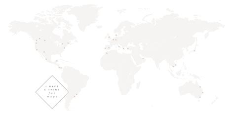 World Map // Meg White » Graphic Designer Kombucha Brands, Meg White