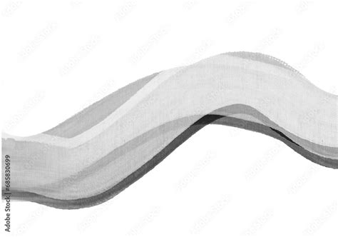 Black and white paint streak abstract on transparent background clipart ...