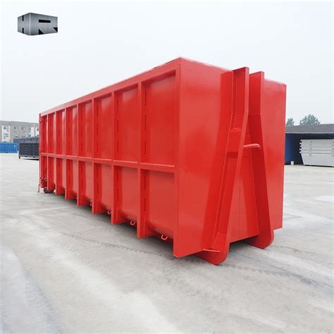 Heavy Duty 30 Yard Hook Lift Skip Container For Large Scale Waste