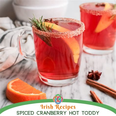 Sip Into The Season Spiced Cranberry Hot Toddy Recipe