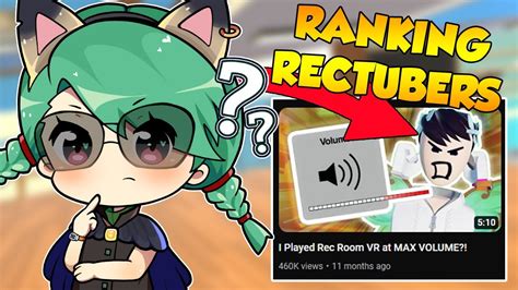15 Rec Room Youtubers Ranked Youtube