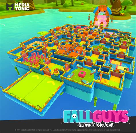 ArtStation - Fall guys Season 5 level art