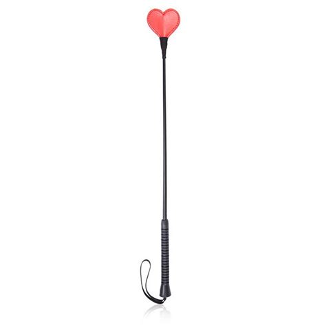 Spanking Sex Toys Silicone Plastic Handle Red Heart Paddles Body Slap