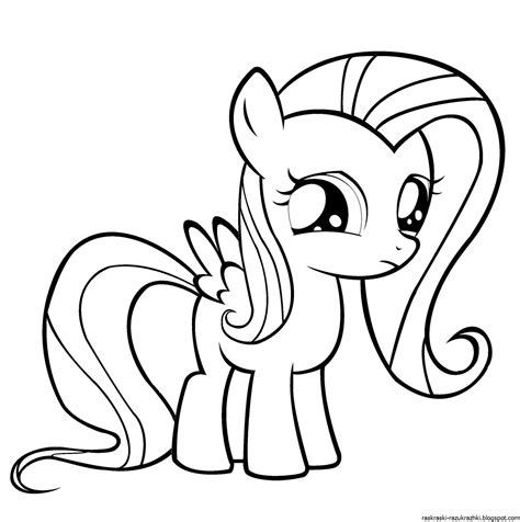 Раскраска Литл Пони Распечатать
