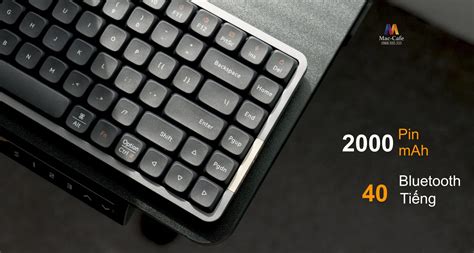 Bàn Phím Cơ Lofree Flow Hot Swap Kailh POM Switch RGB Mac Cafe