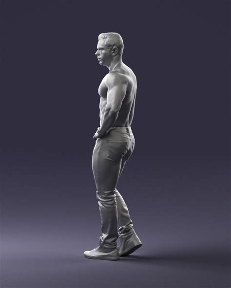 Naked Torso Man D Model Cgtrader