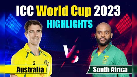 Australia Vs South Africa World Cup Scorecard Highlights South