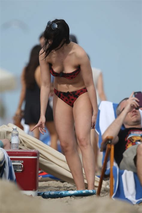 Daisy Lowe Busty And Booty In Sexy Red Bikini Porn Pictures XXX Photos Sex Images 3229427