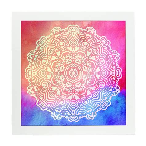 Carré Avec Des Dessins De Mandala Mandala Lampe De Sensualité