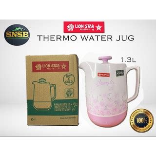 Jug Air Lionstar Tahan Panas Dan Sejuk Lion Star Thermo Jug Hot And Cold L L