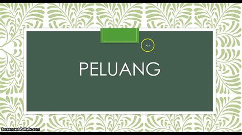 Materi Peluang Youtube