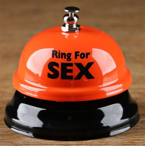 Настольный звонок RING FOR SEX купить с доставкой по выгодным ценам в