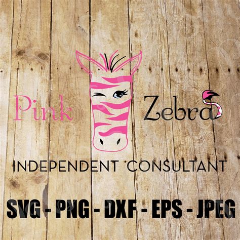 Pink Zebra Logo Decal Svg
