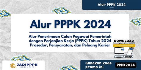 Alur PPPK 2024 - Alur Penerimaan Calon Pegawai Pemerintah dengan