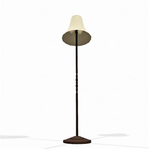 Деревянная стоячая лампа 3D Модель $10 - .max .fbx .obj .3ds - Free3D