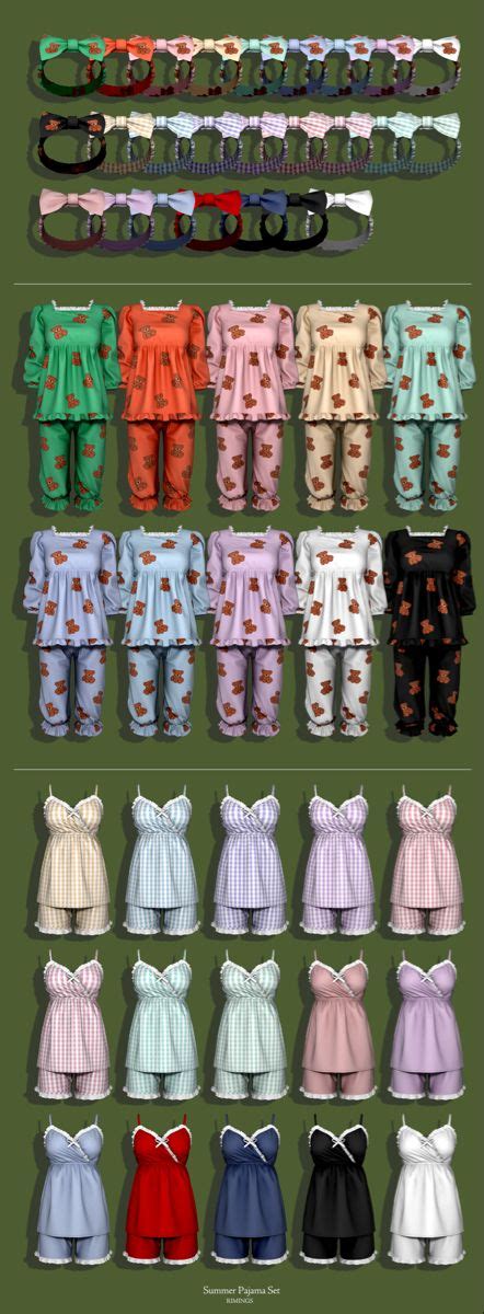 Rimings Summer Pajama Set Rimings Summer Pajama Set Pajama Set